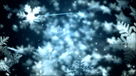 el fondo del copo de nieve de navidad.