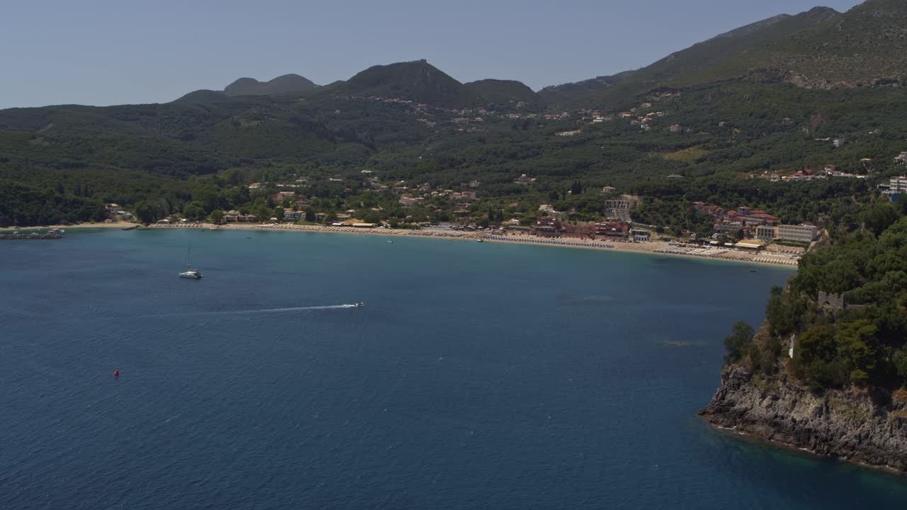 Aerial - Valtos Beach of Parga - Shot on DJI Inspire 2 X7 RAW