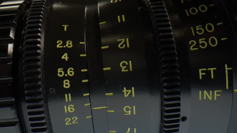 prime photography lens with macro video close up moving.