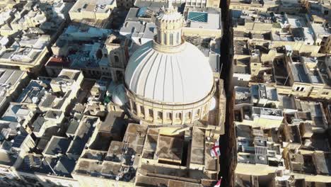 bird's-eye view of church dome