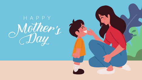 happy mother's day illustration