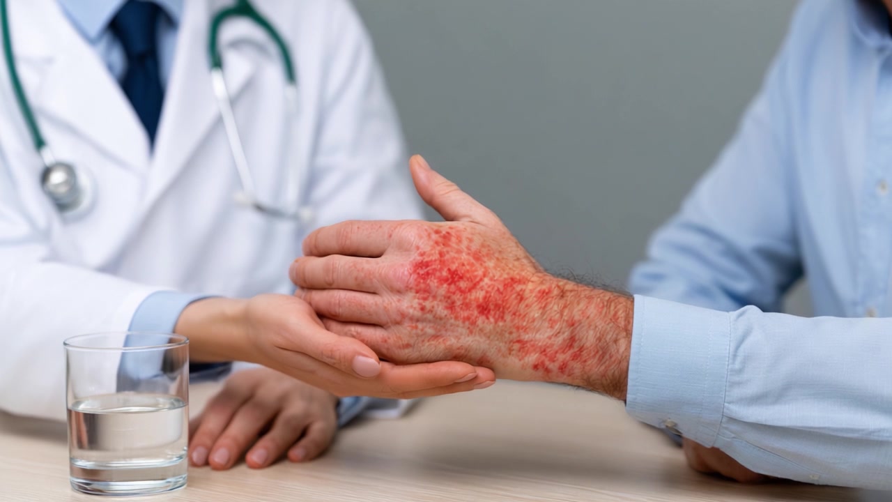 Un Consulto Compassionevole tra Medico e Paziente: Affrontare le Condizioni della Pelle con Empatia ed Esperienza in un Contesto Clinico