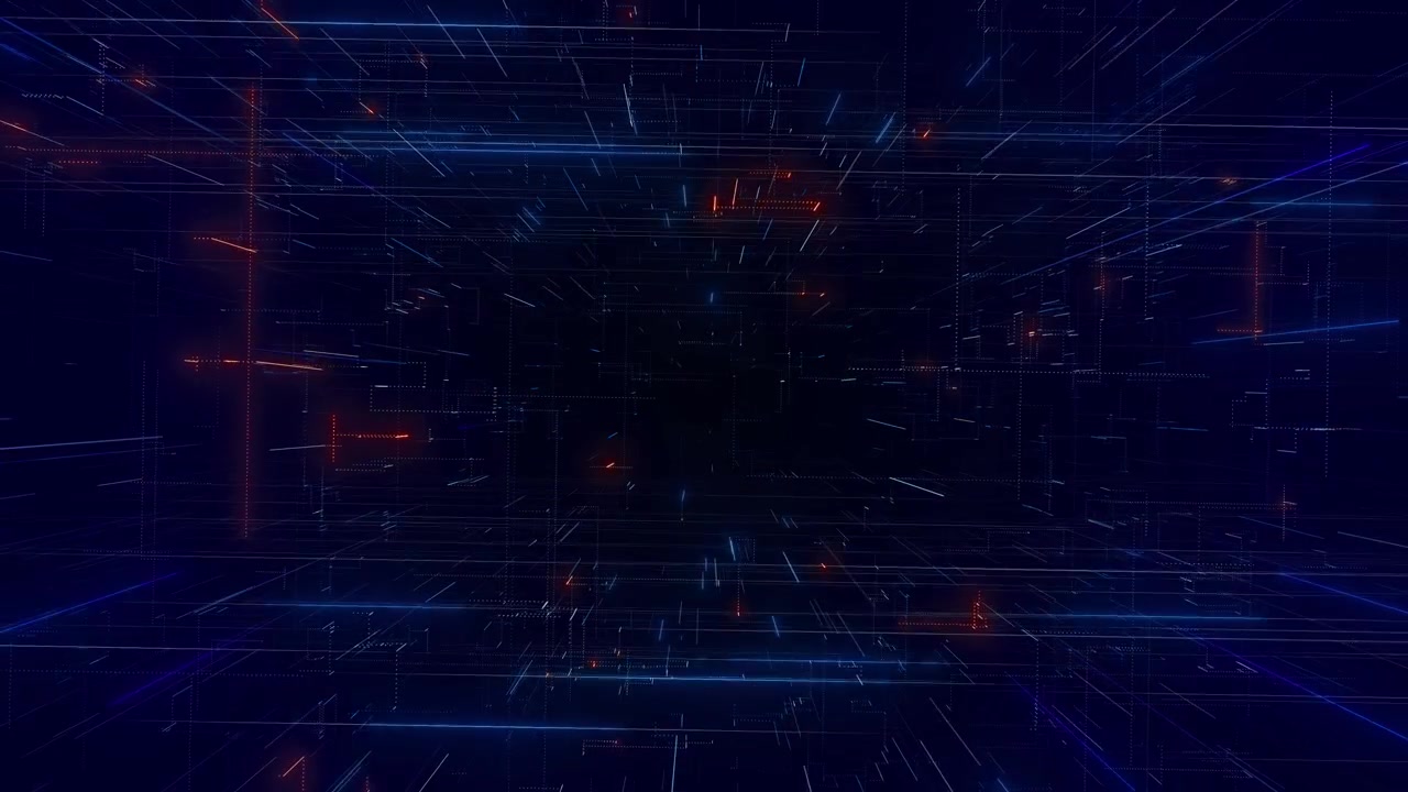 Futuristic Technology Grid Animation