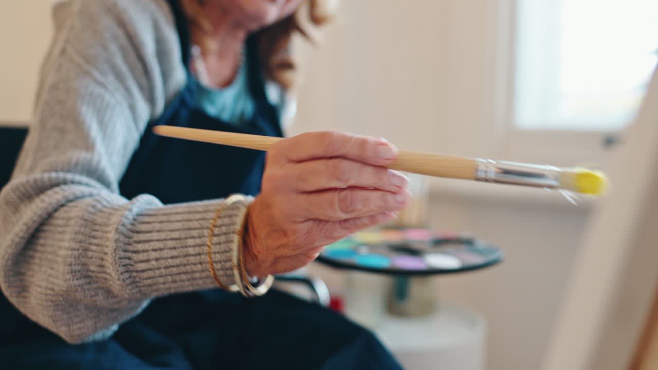 pintura de una mujer anciana