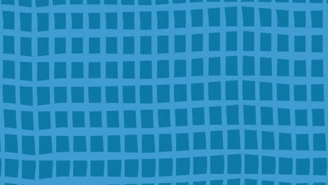 animación de una malla de cuadrados azules sobre un fondo azul oscuro