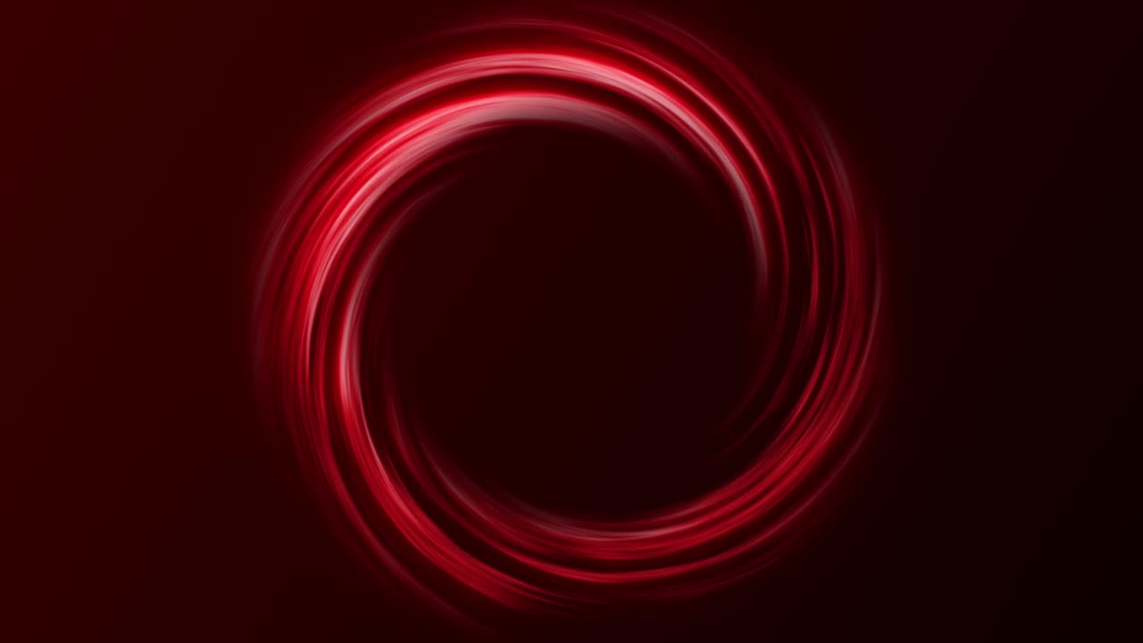 Elemento circolare sfumato rotante di colore rosso