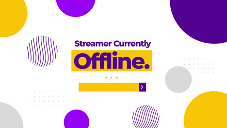 streamer currently offline