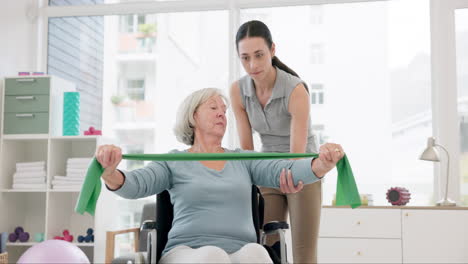 patient with disability, physiotherapist