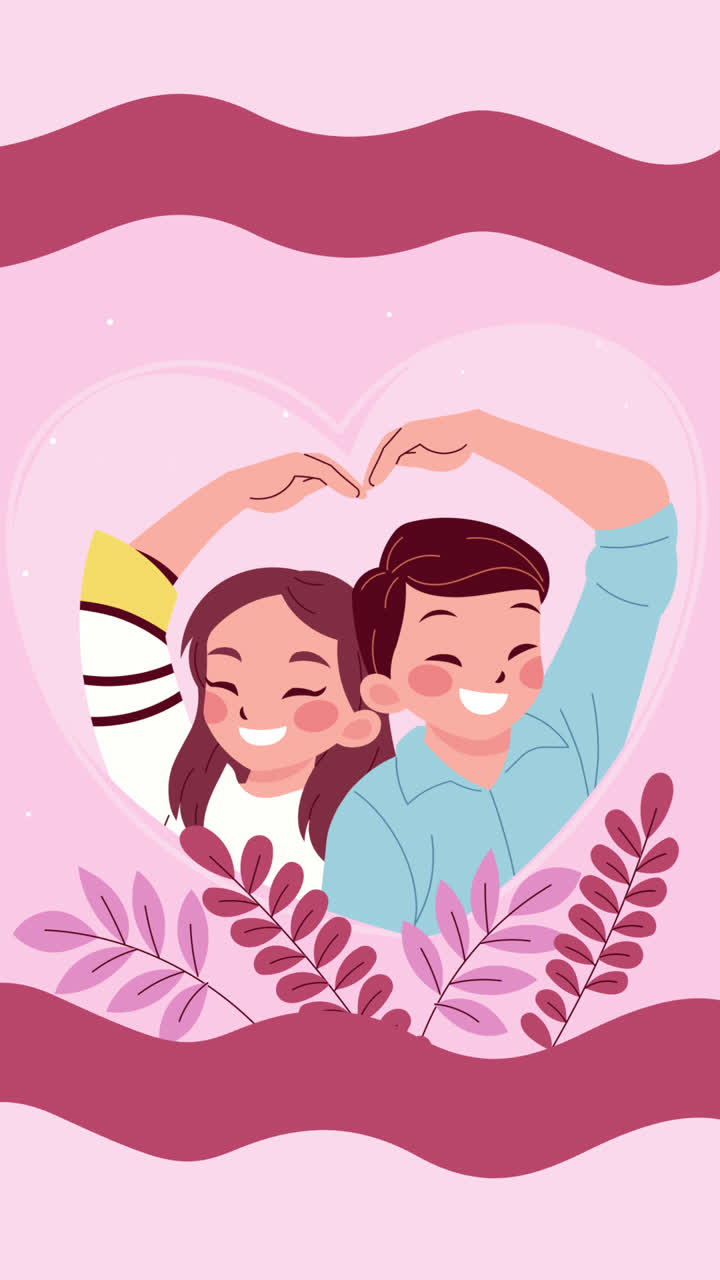 Watercolor propose day celebration illustration | Free Vector