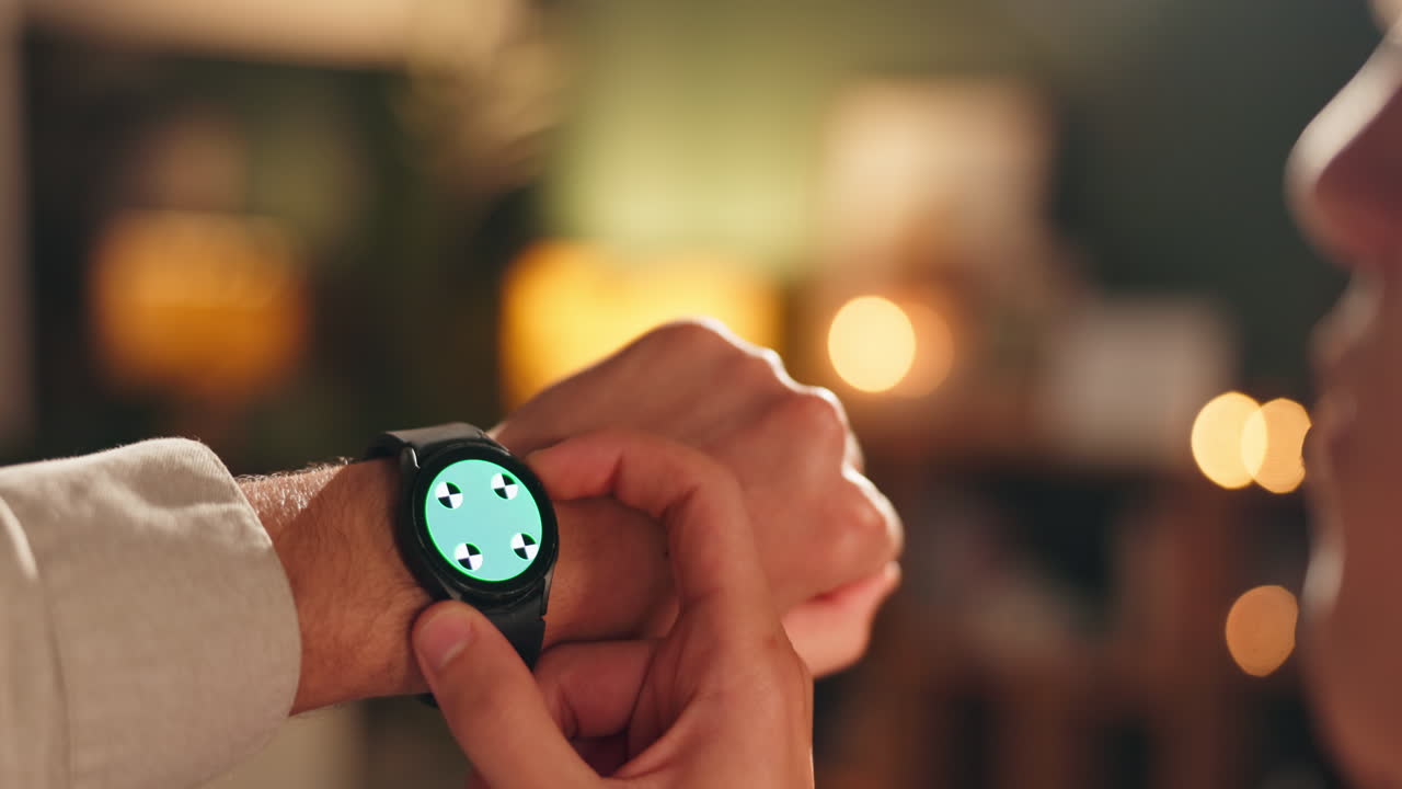 Smartwatch on a Person's Wrist