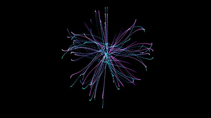 Abstract animation background 4K