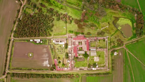 Aerial-flying-over-rural-countryside-luciernagas-in-Mexico-at-day