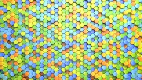 beautiful abstract hexagonal multicolored background