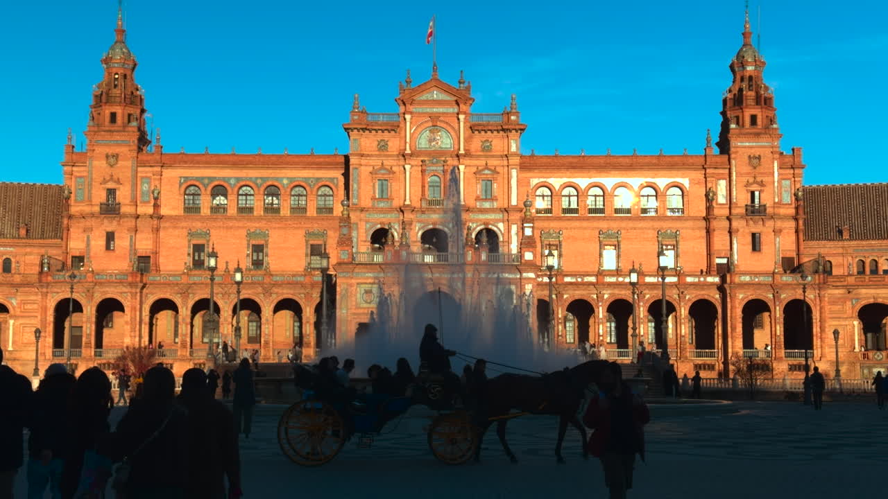 Plaza de España em Sevilha, Espanha