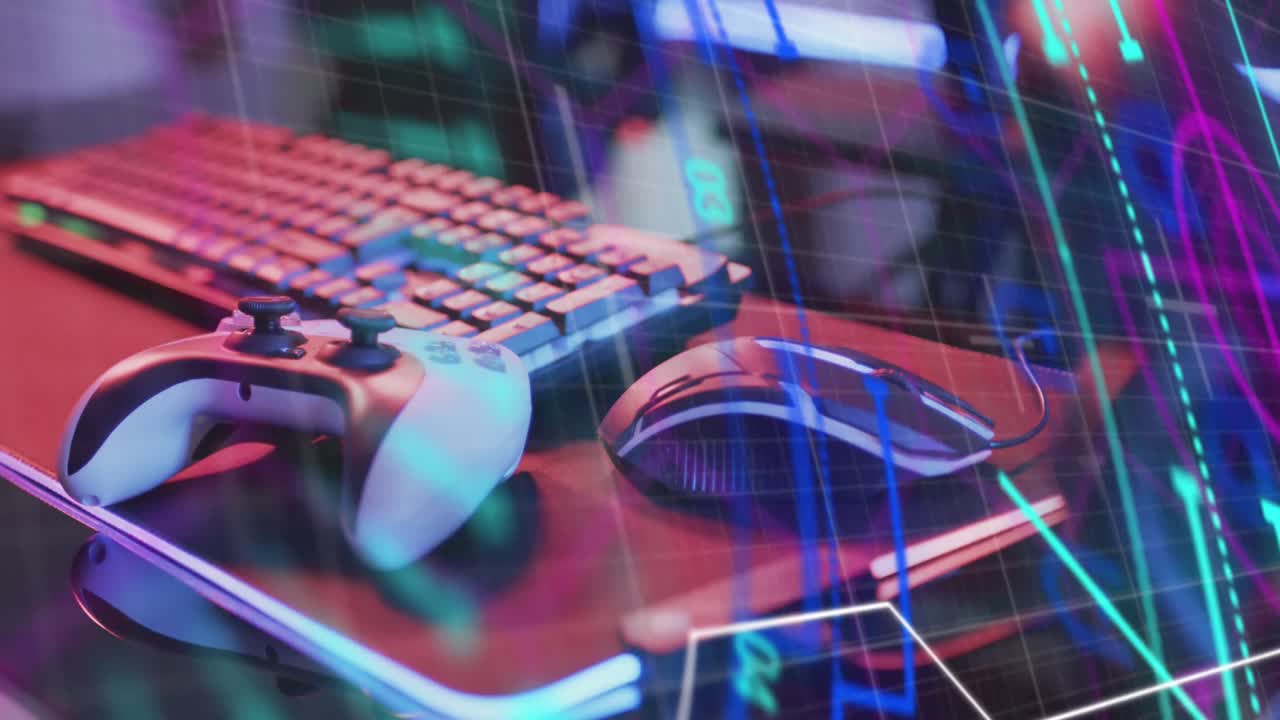 animación del alcance y procesamiento de datos sobre equipos informáticos de videojuegos