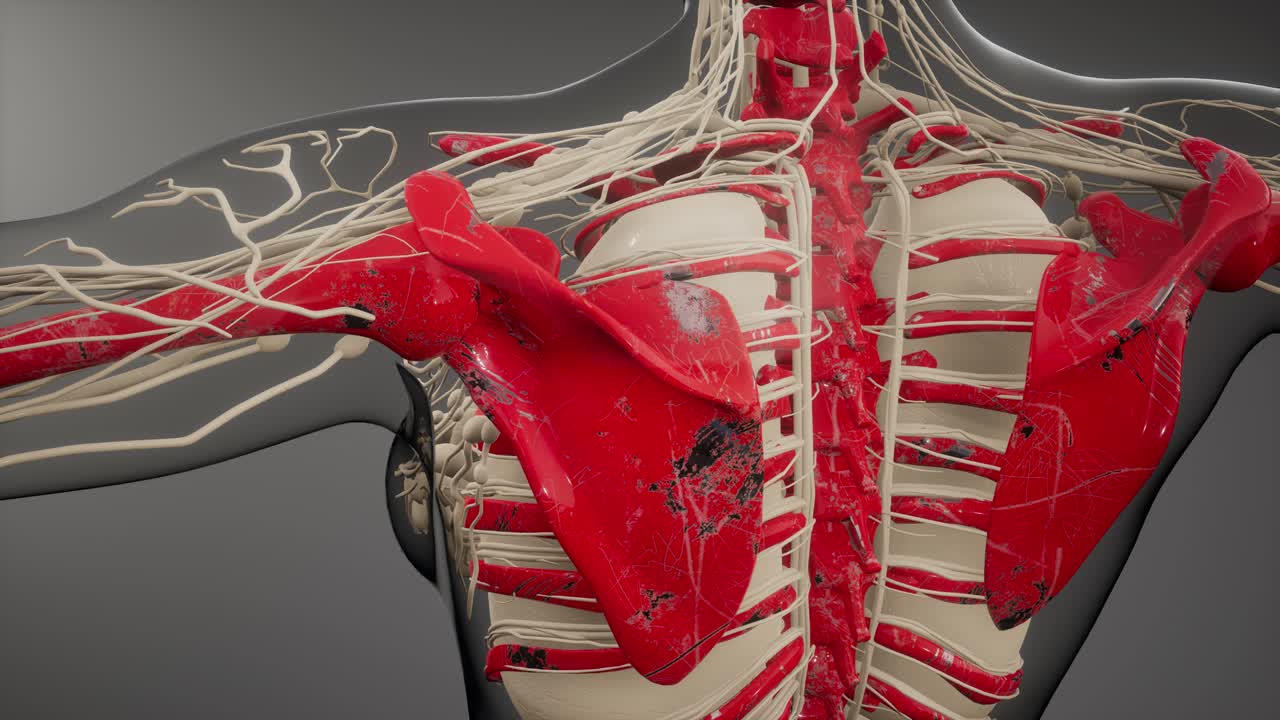 прозрачное человеческое тело с видимыми костями