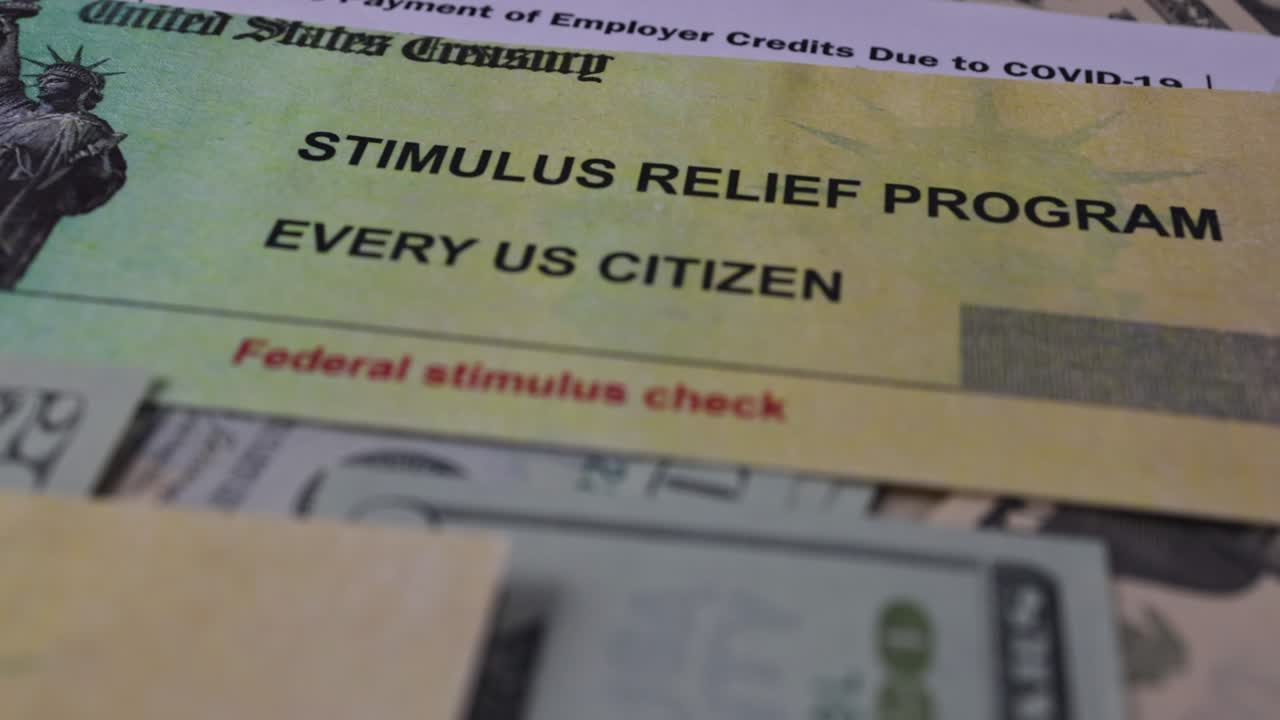 Formular 7200 forudbetaling af arbejdsgiverkreditter som følge af COVID-19 coronavirus økonomiske stimulusbetalinger, refusionscheck fra det amerikanske finansministerium