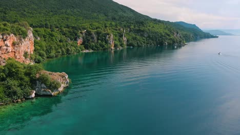 Aerial-shot-of-Macedonia-coast