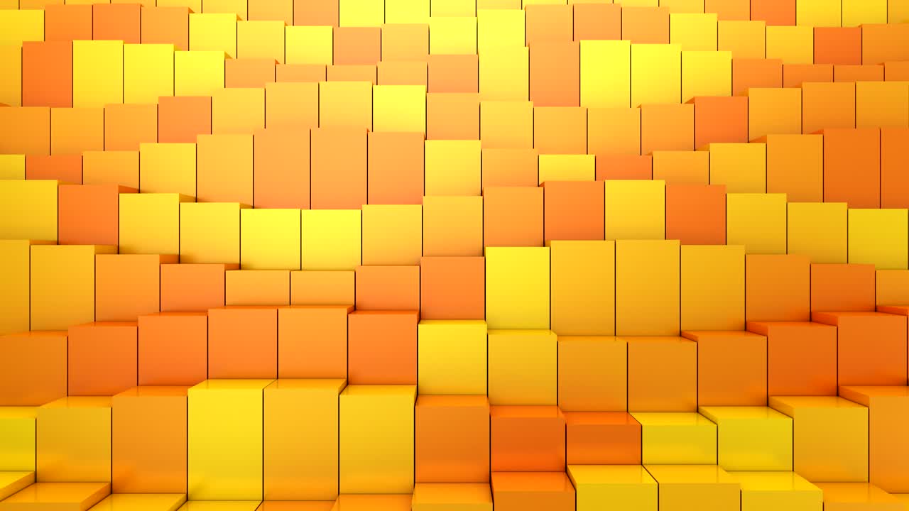 las cajas forman una onda