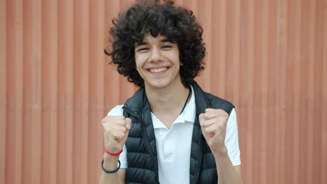 happy teenager