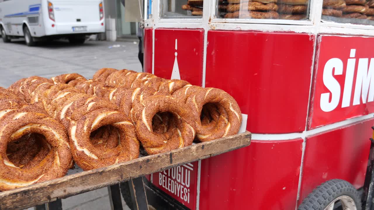 el carro de simit turco
