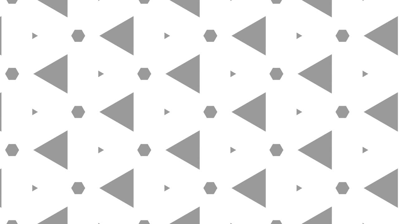 Graphic pattern in black and white with stroboscopic and hypnotic effect, while increasing in size and then reducing it.