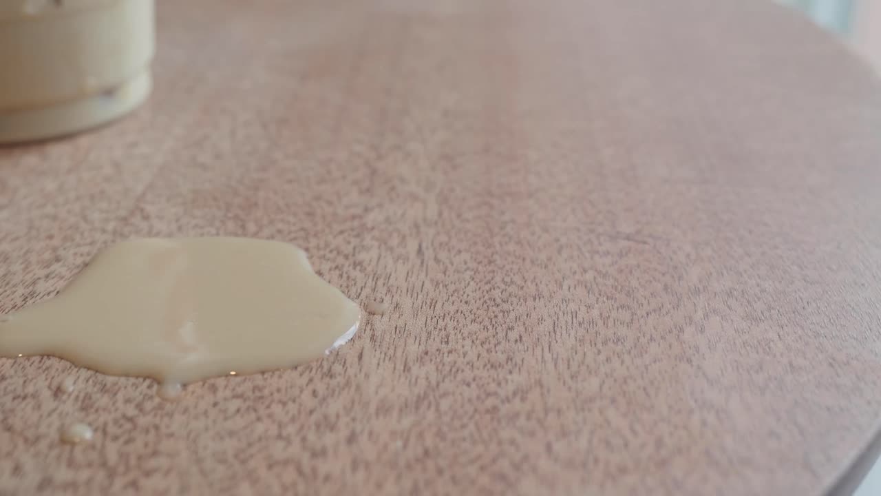Milk Spill on Table