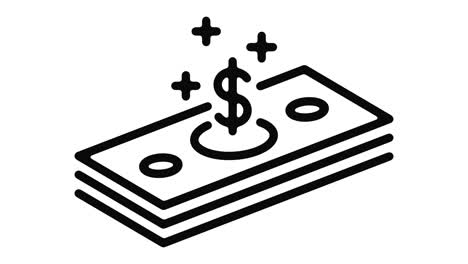 earnings line motion graphic