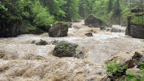 Water Fury in the Carpathians: The Bicaz River Overflow After Torrential Rains