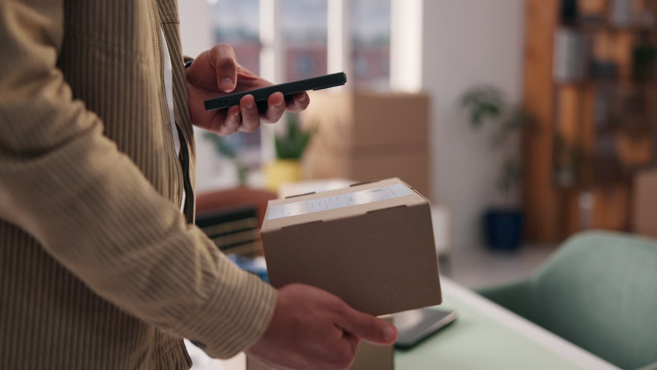Suivi de colis avec un smartphone