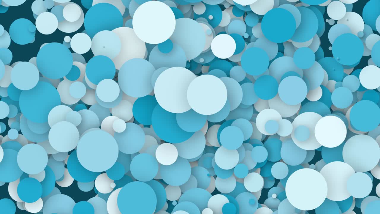 burbujas de colores abstractas animadas de 4k