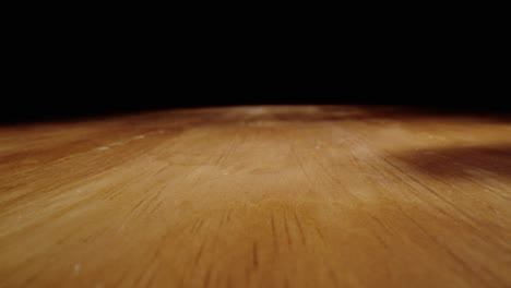 coffee beans are falling onto table