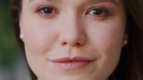 Happy,-smile-and-face-portrait-of-woman-outside