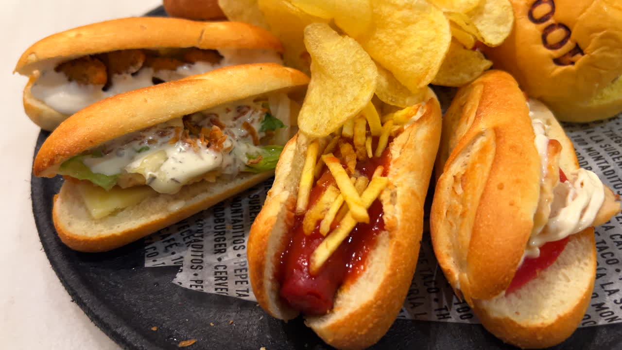 Assorted Mini Sandwiches and Chips