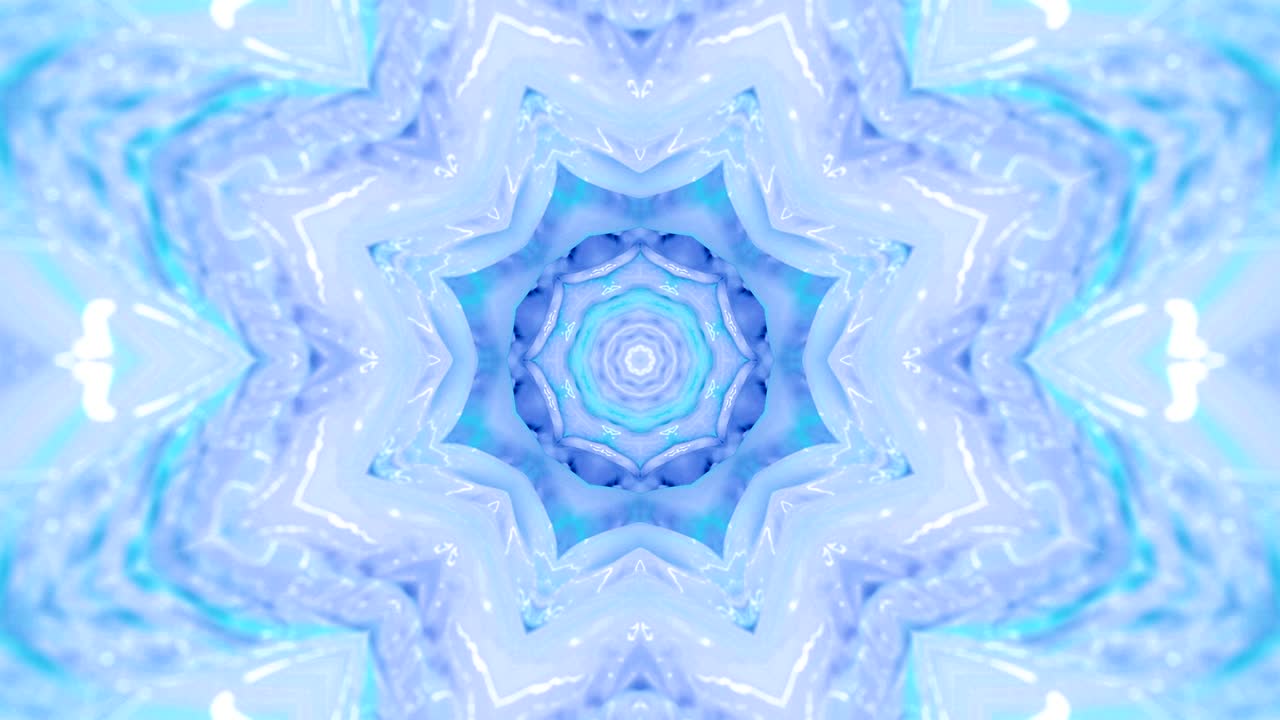 el colorido fondo de vídeo caleidoscópico.