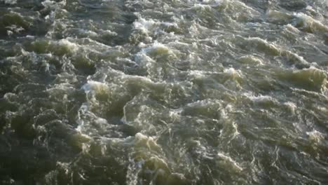 turbulent river rapids