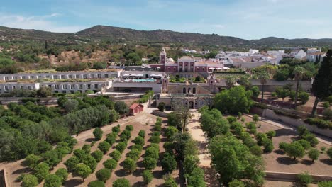 vista aérea de la increíble arquitectura del hotel palacio