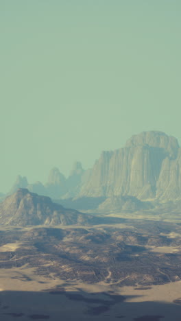paisaje de montaña desértico