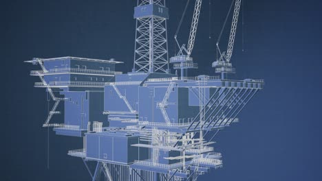 plataforma de petróleo y gas