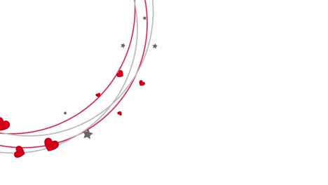 el corazón latido ilustrativo estilo cinemagraph, día de san valentín amor relación día de fiesta evento festivo