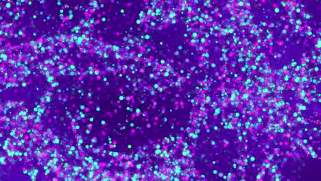 abstract circle dots turqoise purple blue glowing light showcase and banner loop background