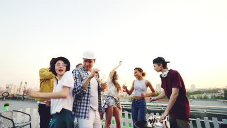 rooftop party