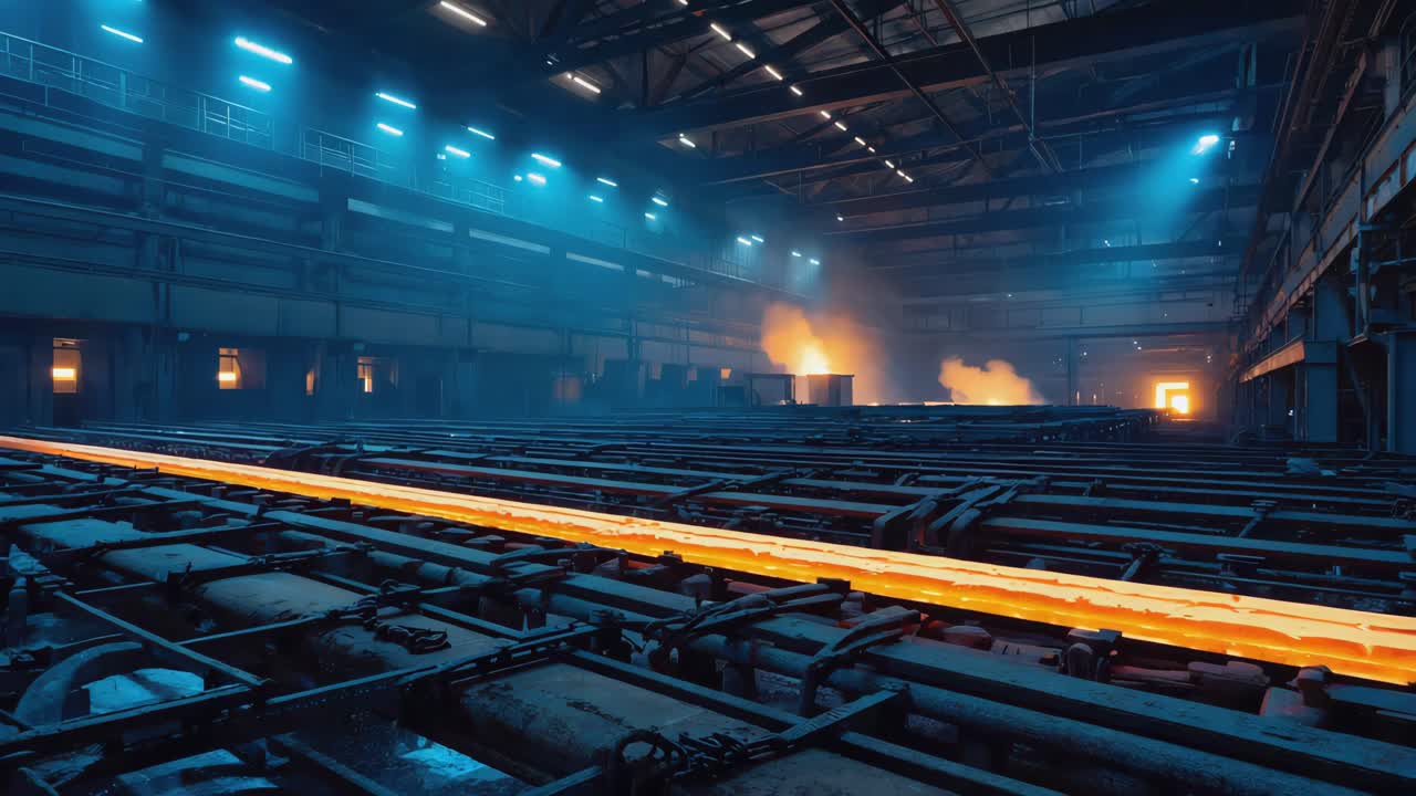 철강 공장 생산
