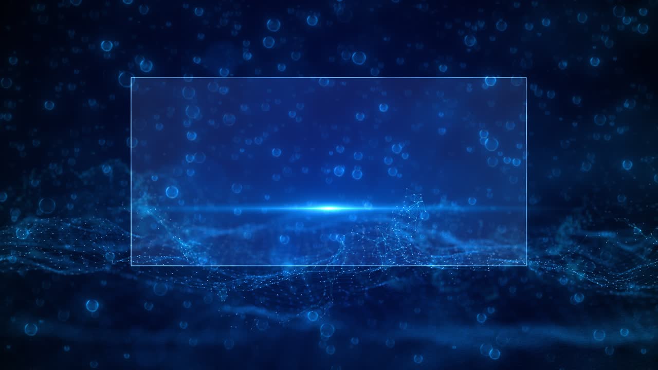Futuristic digital interface light effects geometric design grid interface elements dark background