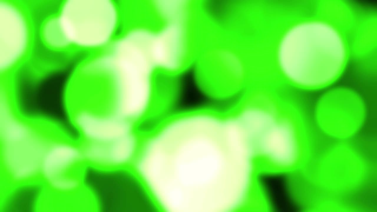 círculos en bucle fuera de enfoque - verde