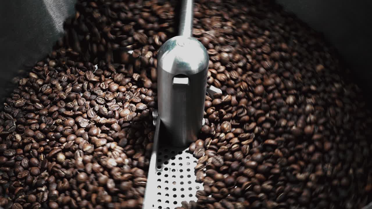 Roasting process of the coffee beans