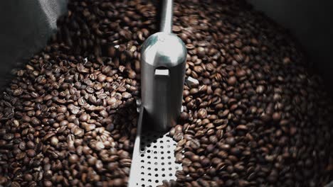 roasting process of the coffee beans