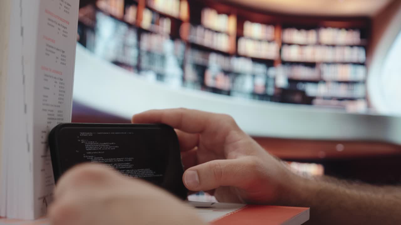 A student using AI technology