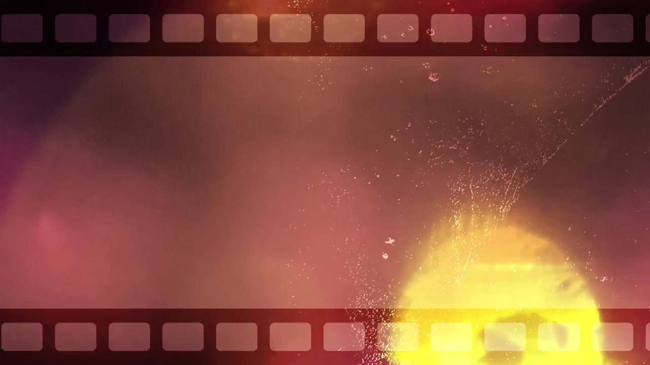 Vintage Filmspole-overlay med lyslækager og filmkorn