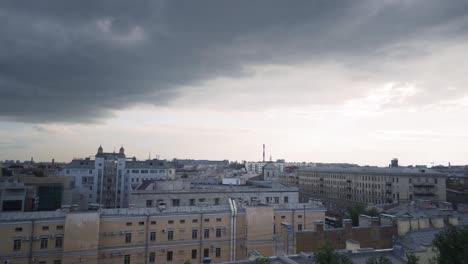 cityscape view on a cloudy day